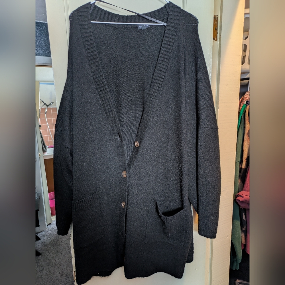 Stretchy Soft Black Sweater